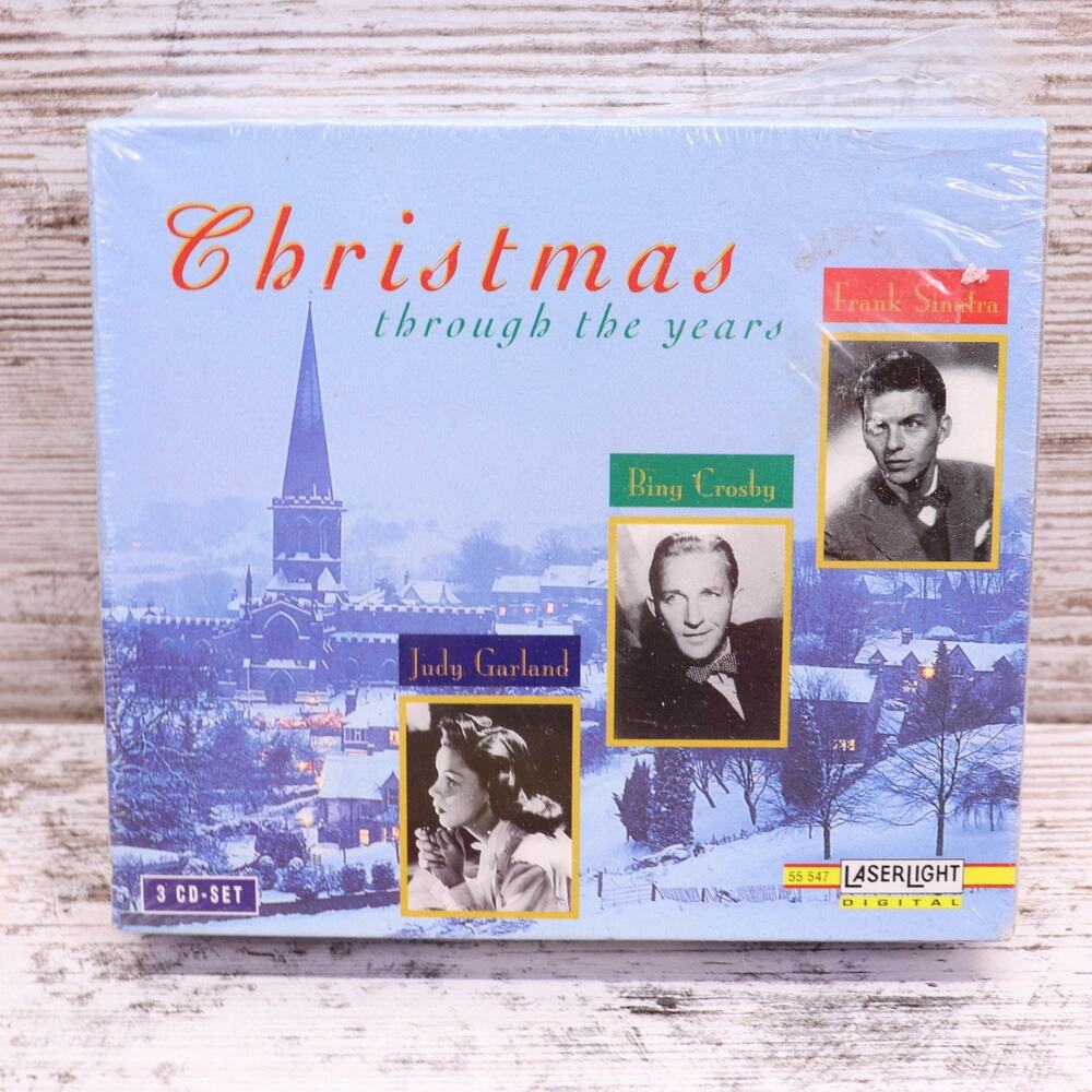 Christmas Through the Years 3 CD Set Frank Sinatra Bing Crosby Judy Garland NEW